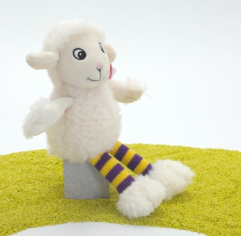 Plüschtier Schaf Funny Sheep 24cm - lila