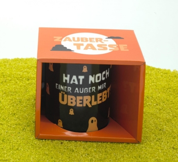 Zaubertasse Porzellan Überlebt 350 ml