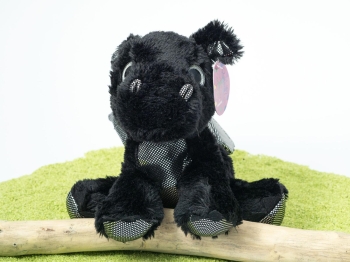 Plüschtier Sparkle Tales Onyx Drache schwarz 30 cm