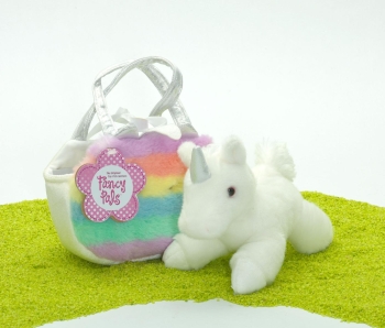 Fancy Pals Plüschtier Rainbow Einhorn in der Tasche 20,5cm