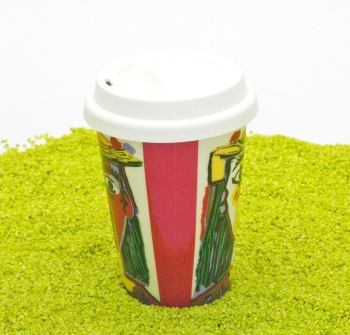 Coffee To Go Becher Porzellan Picasso - Femme au Chapeau 380ml