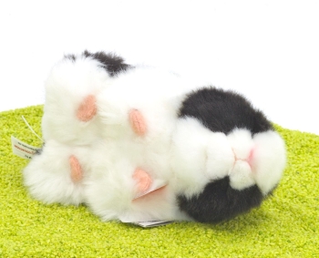 Plüschtier Meerschweinchen schwarz-weiß 20cm