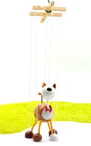 Marionette Hund 15,5 cm