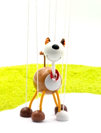 Marionette Hund 15,5 cm