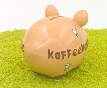 Sparschwein Kaffeekasse 9 x 12,5 cm