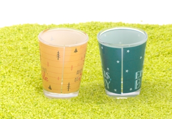 2er Set Schnapsglas Eis / Kehle 6cl