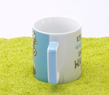 Tasse Porzellan Wortheld Wollt 450 ml