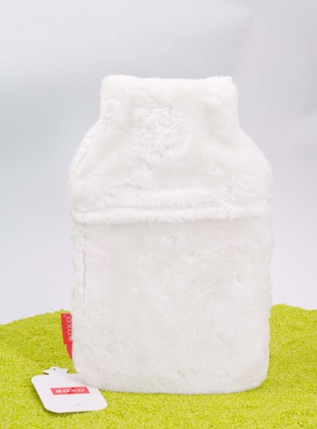 Wärmflasche mit kuscheligem Überzug Panda