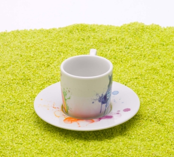 Espressotasse Porzellan Watercoloured Animals - Zebra 85ml