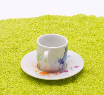 Espressotasse Porzellan Watercoloured Animals - Zebra 85ml