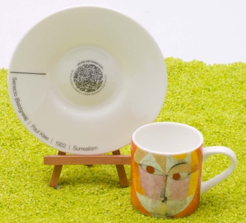 Espressotasse Porzellan ARTselection Senecio (Baldgreis) by Paul Klee 95ml