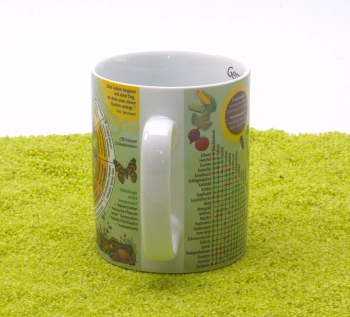 Wissensbecher Porzellan Gemüsegarten 490ml