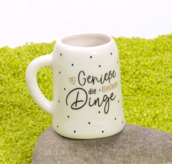 Schnapskrug Geniesse die kleinen Dinge 5cl