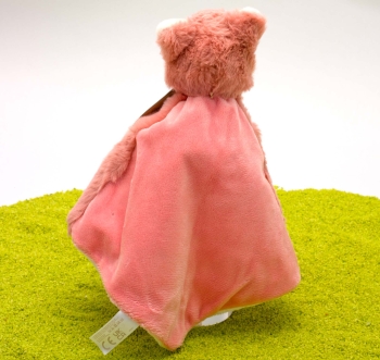 ebba Eco Schmusetuch aus Plüsch Francis Fuchs in rot