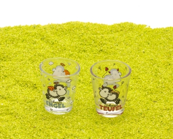 2er Set Schnapsglas Schnaps Engel / Teufel 6cl
