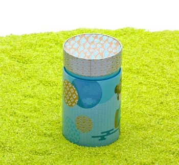 Teedose Case New Little Geisha rund petrol 150g