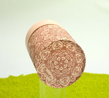 Teedose Case Mandala rund powder 500g