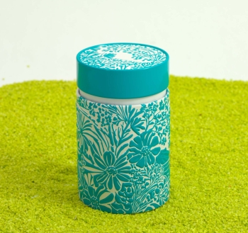 Teedose Case Côte d'Azur rund turquoise 150g