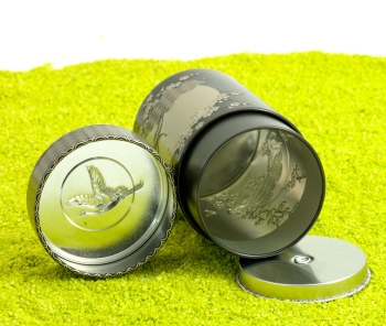Teedose Case Komorebi rund anthracite 150g