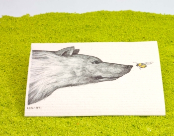 3er Set Schwammtücher Bienchen und Blümchen