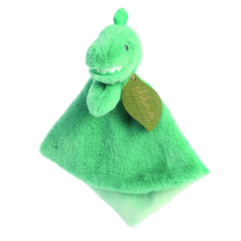 ebba Eco Schmusetuch aus Plüsch Ryker Drache in grün