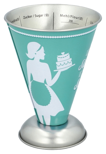 Colour Kitchen Messbecher Life will be sweeter if you add some sugar in türkis