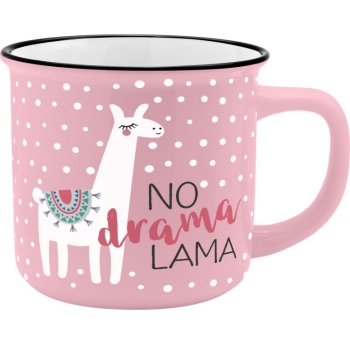 Becher Porzellan "Lieblingsbecher für Dich" Lama 350 ml