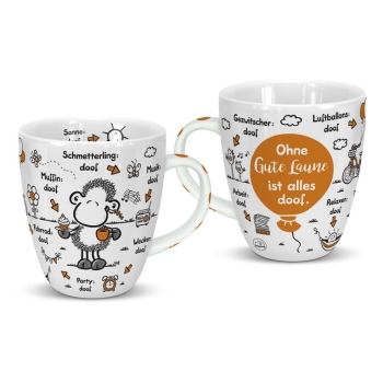 Tasse Porzellan ODIAD Gute Laune - Ohne Gute Laune ist alles doof 400ml