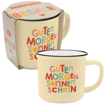 Extragroßer Lieblingsbecher Porzellan Morgen 550 ml