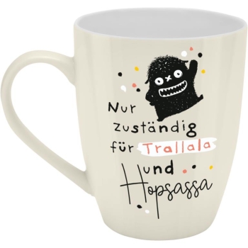 Becher Porzellan Herrlich Böser Becher Trallala 350ml