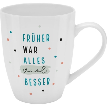 Becher Porzellan Herrlich Böser Becher Früher 350ml Becher Porzellan Herrlich Böser Becher Früher 350ml