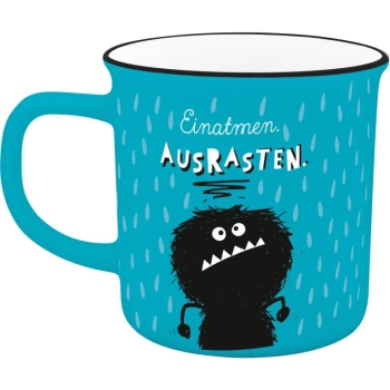 Extragroßer Lieblingsbecher Porzellan Ausrasten 550 ml
