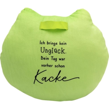 Motiv-Kissen aus Plüsch Katze