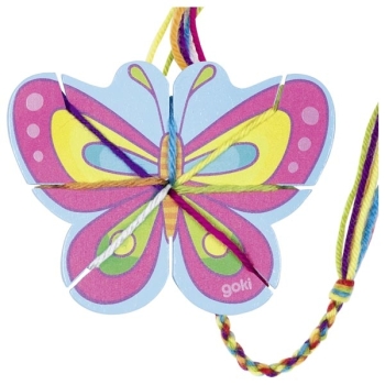 Strickschmetterling bunt