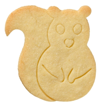 XXL Ausstecher Eichhörnchen von vorne Edelstahl 9cm