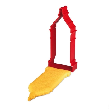 Ausstecher Mannheimer Wasserturm in rot