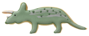 Ausstecher Dinosaurier Triceratops Edelstahl 14cm