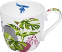 Henkelbecher Porzellan Urban Jungle - Monstera by Aurore 425ml