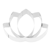 Ausstecher Lotusblume Edelstahl 6cm Ausstecher Lotusblume Edelstahl 6cm