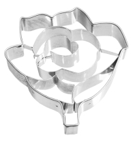 Ausstecher Rose Edelstahl 6cm