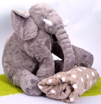 Kuscheltier mit Decke Elefant