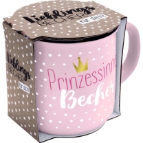 Becher Porzellan "Lieblingsbecher für Dich" Prinzessinnen Becher 350 ml