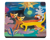 Untersetzer aus Filz mit MDF Druck Wachtmeister - Wonderland (Katzen) Untersetzer aus Filz mit MDF Druck Wachtmeister - Wonderland (Katzen)
