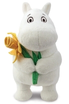 Plüschfigur Mumin mit Narzisse 16cm