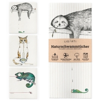 3er Set Schwammtücher Lecker Schmecker