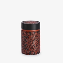 Teedose Case Mandala rund ebony 150g