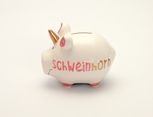 Sparschwein Schweinhorn 9 x 12,5 cm