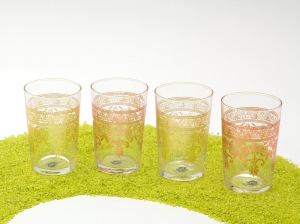 4er Set Teeglas Fatiha 200 ml in 2 Farben