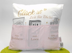 Kissen Sofahelden Glück ist Zeit für Dich !