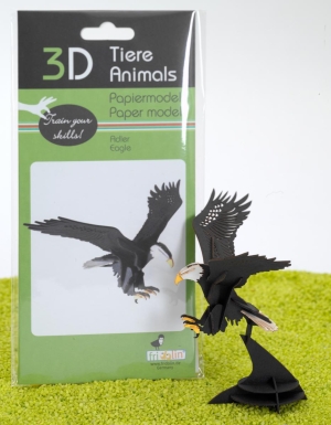 3D Papiermodell Adler